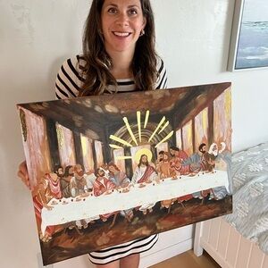 Customized colors Last Supper painting